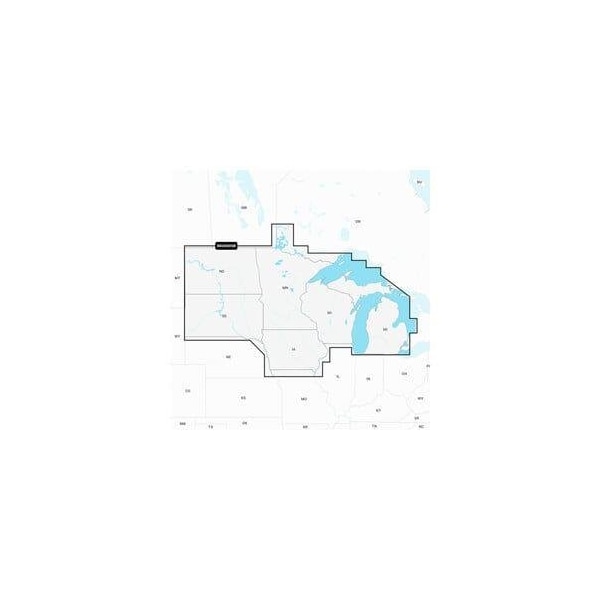 Garmin Navionics+ U.S. North - Lakes, Rivers And Coastal Marine Charts Nsus005R GAR010-C1289-20 - main